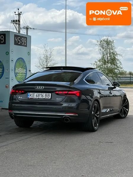 Audi A5, 2017 р., Бензин, 180 тис. км, Седан, Сірий, Дніпро (Дніпропетровськ) AT-10418661 фото