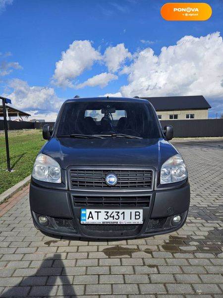 Fiat Doblo, 2006, Дизель, 215 тис. км, Мінівен, Чорний, Івано-Франківськ Cars-Pr-62859 фото