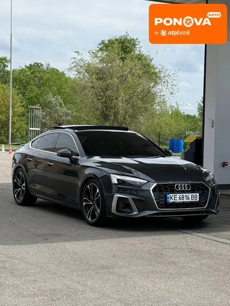 Audi A5, 2017 р., Бензин, 180 тис. км, Седан, Сірий, Дніпро (Дніпропетровськ) AT-10418661 фото