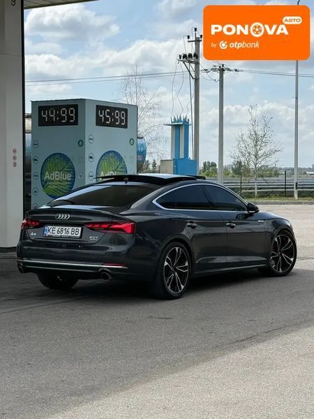 Audi A5, 2017 р., Бензин, 180 тис. км, Седан, Сірий, Дніпро (Дніпропетровськ) AT-10418661 фото