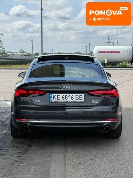 Audi A5, 2017 р., Бензин, 180 тис. км, Седан, Сірий, Дніпро (Дніпропетровськ) AT-10418661 фото