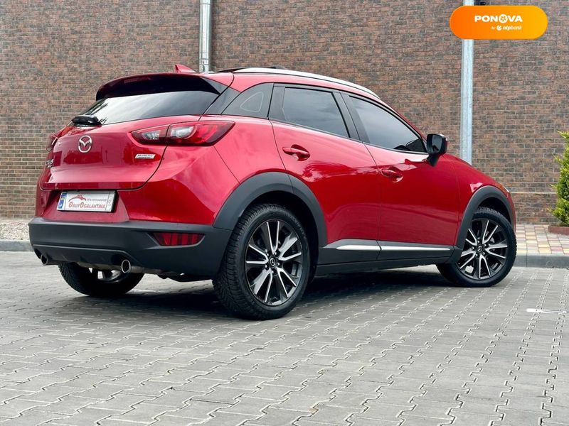 Mazda CX-3, 2015, Бензин, 2 л., 70 тис. км, Позашляховик / Кросовер, Червоний, Одеса 97745 фото