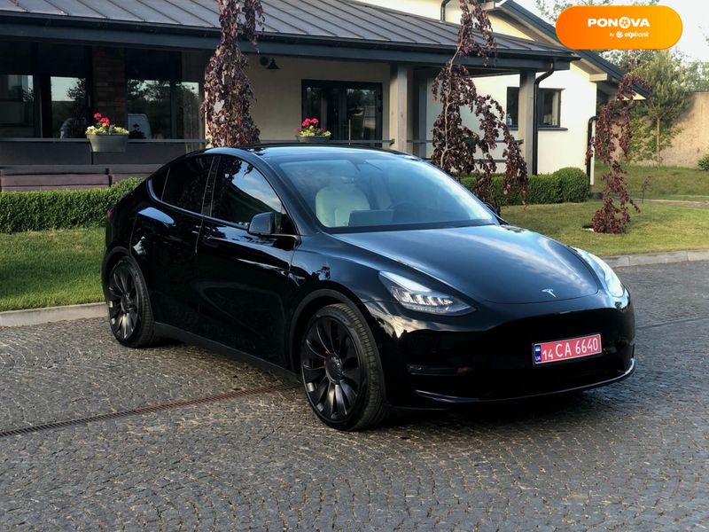 Tesla Model Y, 2020, Електро, 74 тыс. км, Внедорожник / Кроссовер, Чорный, Львов Cars-Pr-68899 фото