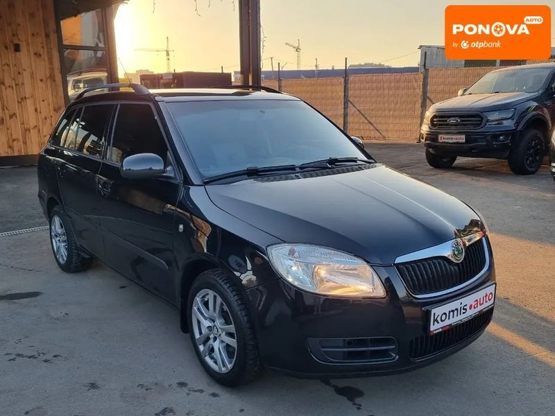 Skoda Fabia, 2008 г., Бензин, 194 тыс. км, Универсал, Чорный, Винница AT-10411996 фото