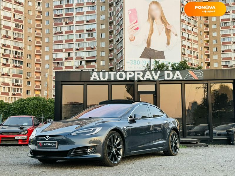 Tesla Model S, 2018, Електро, 75 тыс. км, Лифтбек, Серый, Киев 110186 фото