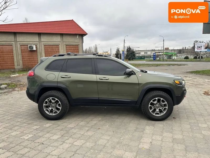 Jeep Cherokee, 2020 р., Бензин, 124 тис. км, Позашляховик / Кросовер, Зелений, Черкаси AT-10411028 фото