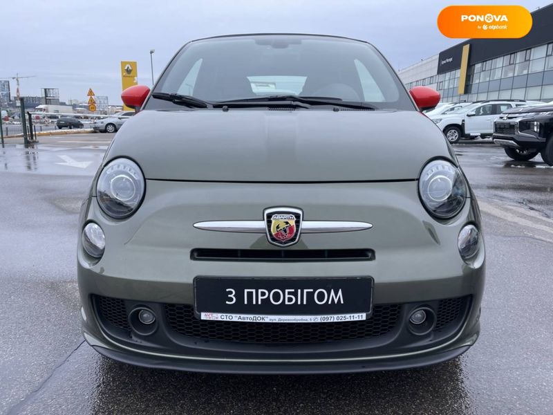 Fiat 500, 2018, Бензин, 1.37 л., 16 тис. км, Кабріолет, Зелений, Київ 28181 фото