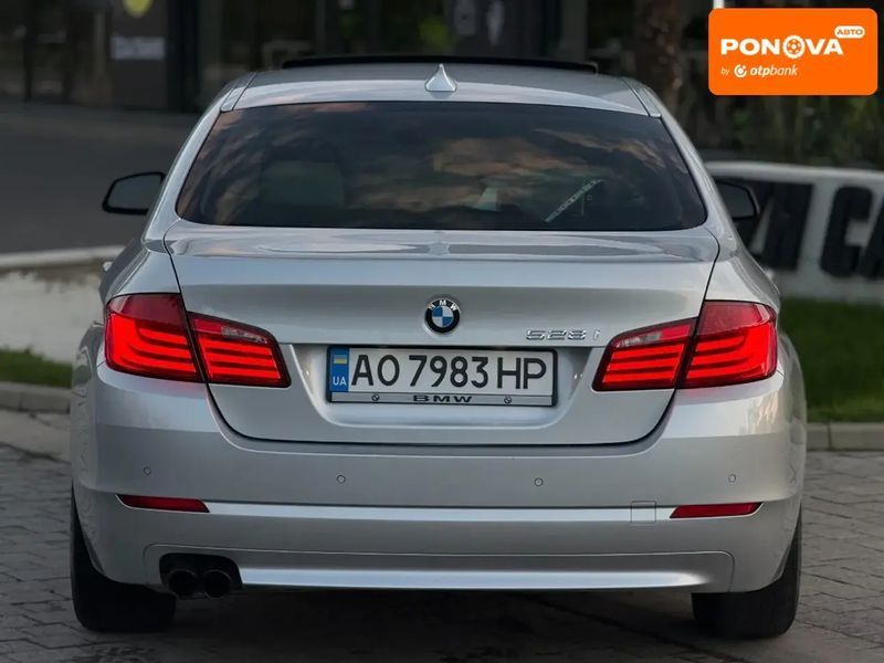 BMW 5 Series, 2012 р., Бензин, 240 тис. км, Седан, Сірий, Ужгород AT-10402318 фото
