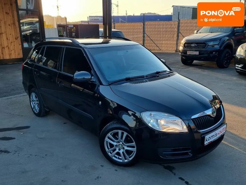 Skoda Fabia, 2008 г., Бензин, 194 тыс. км, Универсал, Чорный, Винница AT-10411996 фото