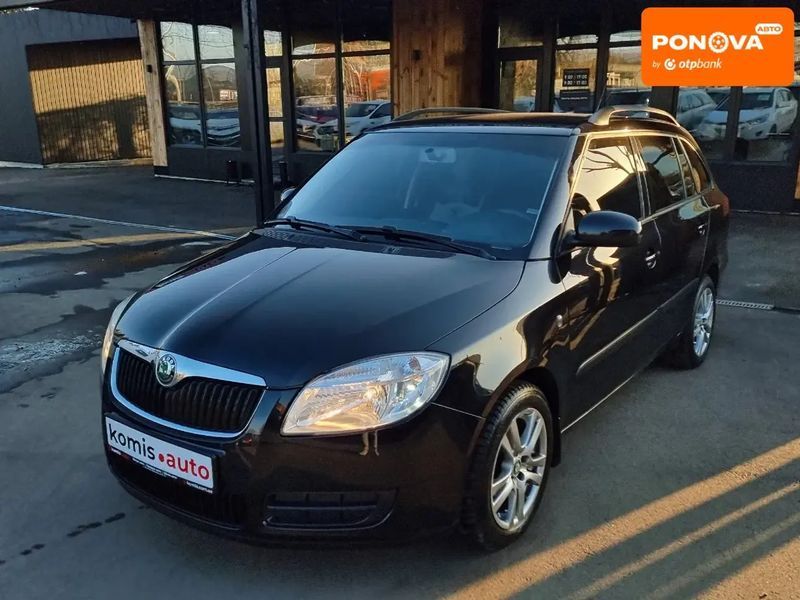 Skoda Fabia, 2008 г., Бензин, 194 тыс. км, Универсал, Чорный, Винница AT-10411996 фото
