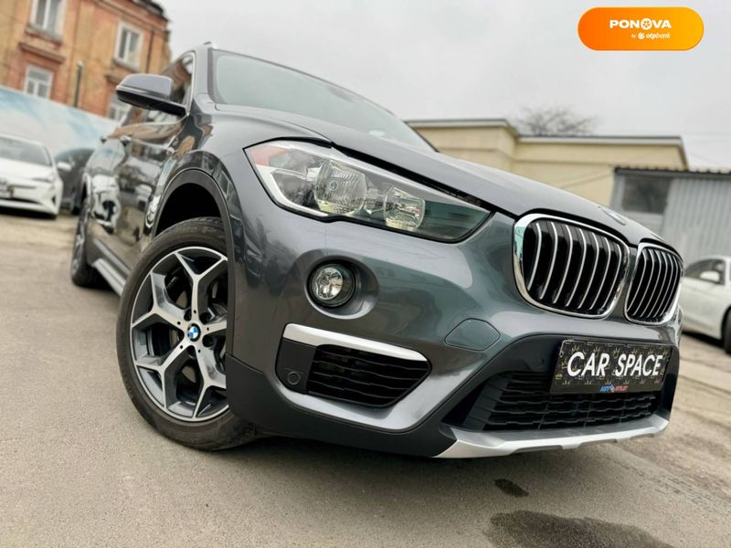 BMW X1, 2018, Бензин, 2 л., 68 тис. км, Позашляховик / Кросовер, Сірий, Одеса 25360 фото
