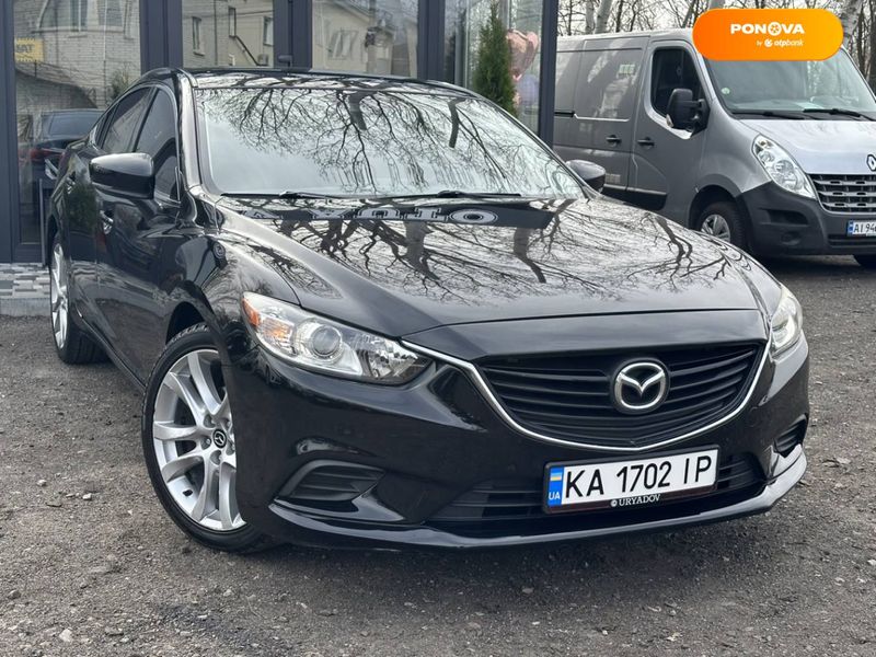 Mazda 6, 2016, Бензин, 2.49 л., 111 тис. км, Седан, Чорний, Київ 32905 фото