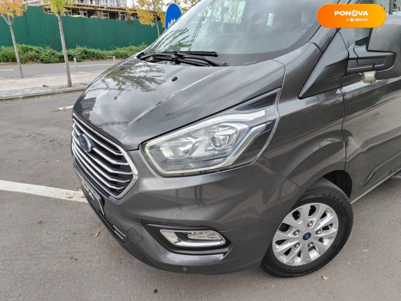 Ford Tourneo Custom, 2019, Дизель, 2 л., 89 тис. км, Мінівен, Сірий, Київ 44231 фото