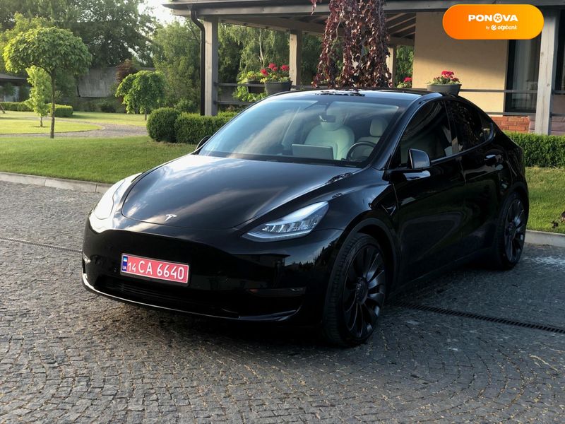 Tesla Model Y, 2020, Електро, 74 тыс. км, Внедорожник / Кроссовер, Чорный, Львов Cars-Pr-68899 фото