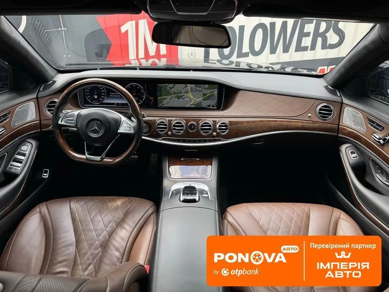 Mercedes-Benz S-Class, 2015 р., Бензин, 152 тис. км, Седан, Чорний, Київ AT-10430413 фото