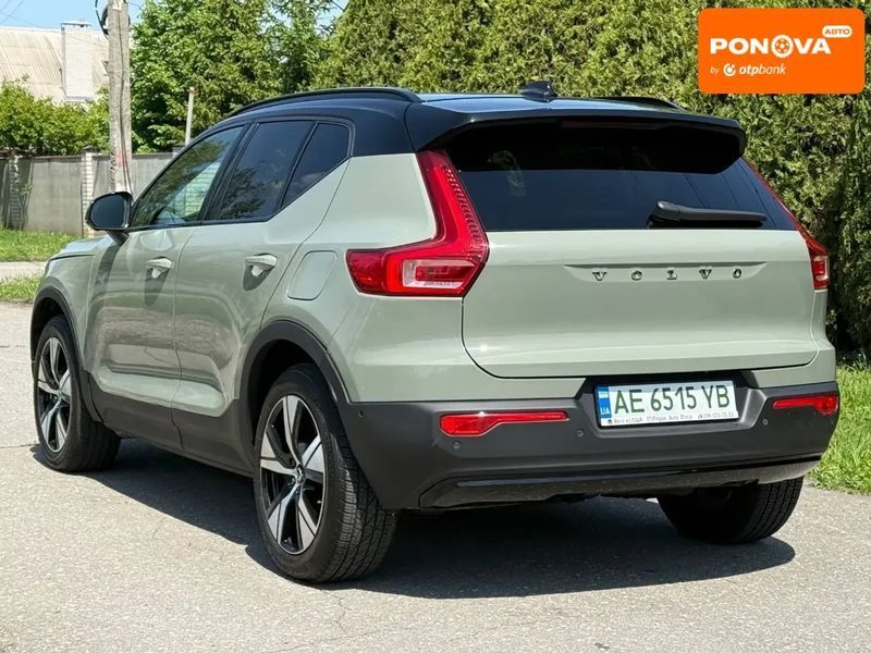 Volvo XC40, 2021 р., Електро, 86 тис. км, Позашляховик / Кросовер, Зелений, Дніпро (Дніпропетровськ) AT-10418722 фото