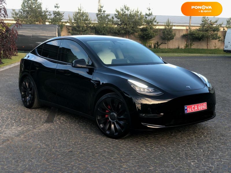 Tesla Model Y, 2020, Електро, 74 тыс. км, Внедорожник / Кроссовер, Чорный, Львов Cars-Pr-68899 фото