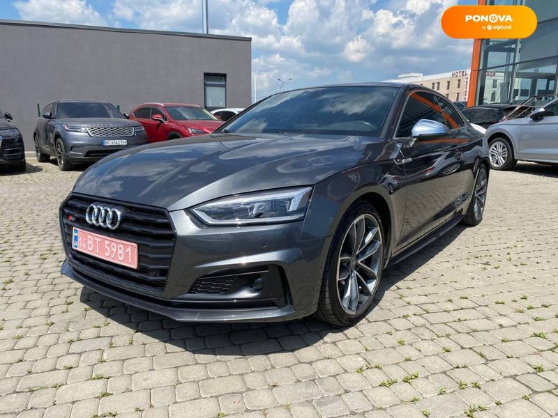 Audi S5, 2018, Бензин, 3 л., 110 тыс. км, Купе, Серый, Львов 106883 фото