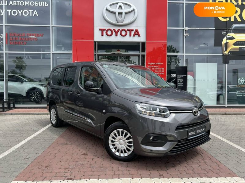 Toyota Proace City Verso, 2023, Дизель, 1.5 л., 3 тыс. км, Минивен, Серый, Винница 52115 фото