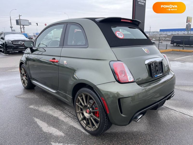 Fiat 500, 2018, Бензин, 1.37 л., 16 тис. км, Кабріолет, Зелений, Київ 28181 фото