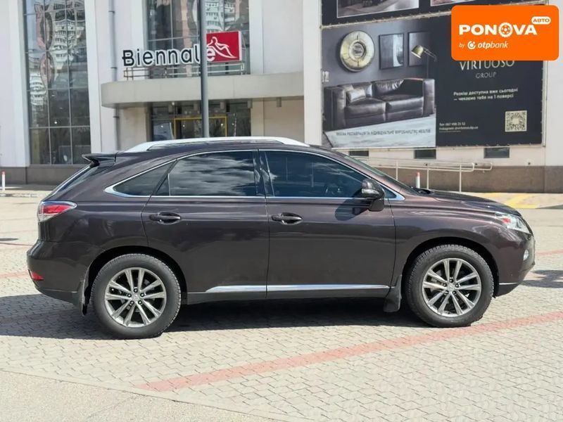 Lexus RX, 2013 р., Газ пропан-бутан / Бензин, 162 тис. км, Позашляховик / Кросовер, Коричневий, Дніпро (Дніпропетровськ) AT-10418039 фото