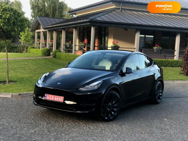 Tesla Model Y, 2020, Електро, 74 тыс. км, Внедорожник / Кроссовер, Чорный, Львов Cars-Pr-68899 фото