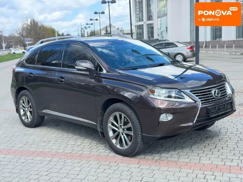 Lexus RX, 2013 р., Газ пропан-бутан / Бензин, 162 тис. км, Позашляховик / Кросовер, Коричневий, Дніпро (Дніпропетровськ) AT-10418039 фото