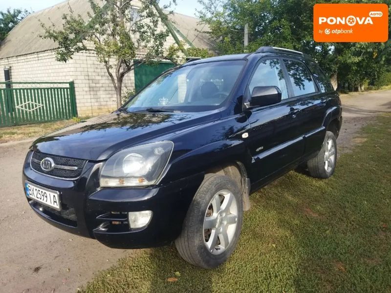 Kia Sportage, 2008 р., Газ пропан-бутан / Бензин, 23 тис. км, Позашляховик / Кросовер, Чорний, Вільногірськ AT-10403937 фото
