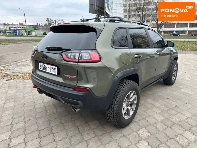 Jeep Cherokee, 2020 р., Бензин, 124 тис. км, Позашляховик / Кросовер, Зелений, Черкаси AT-10411028 фото