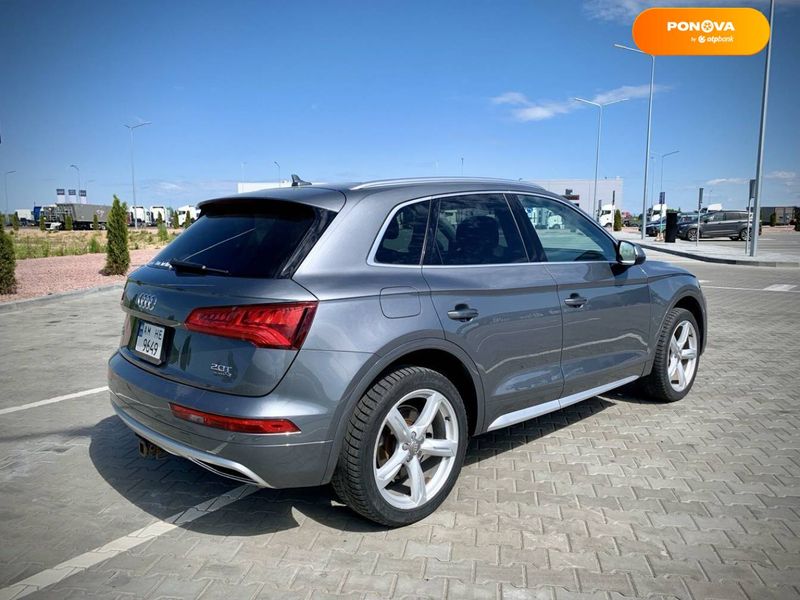 Audi Q5, 2018, Бензин, 1.98 л., 175 тис. км, Позашляховик / Кросовер, Сірий, Житомир 46101 фото