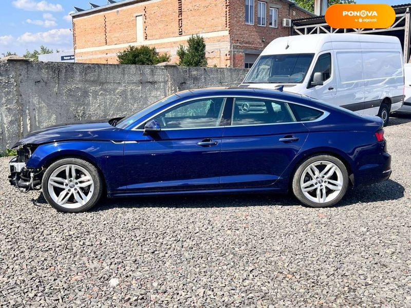 Audi A5, 2019, Бензин, 2 л., 227 тыс. км, Лифтбек, Синий, Нововолынск 34845 фото