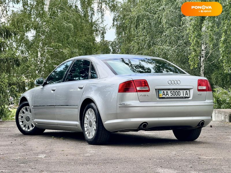 Audi A8, 2007, Бензин, 4.2 л., 159 тыс. км, Седан, Серый, Киев 107603 фото