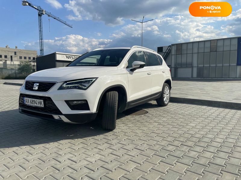 SEAT Ateca, 2018, Дизель, 1.6 л., 34 тис. км, Позашляховик / Кросовер, Білий, Полтава Cars-Pr-65197 фото