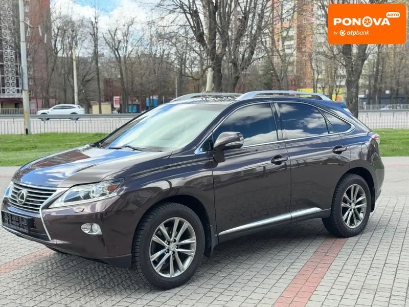 Lexus RX, 2013 р., Газ пропан-бутан / Бензин, 162 тис. км, Позашляховик / Кросовер, Коричневий, Дніпро (Дніпропетровськ) AT-10418039 фото