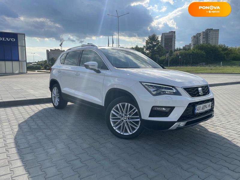 SEAT Ateca, 2018, Дизель, 1.6 л., 34 тис. км, Позашляховик / Кросовер, Білий, Полтава Cars-Pr-65197 фото