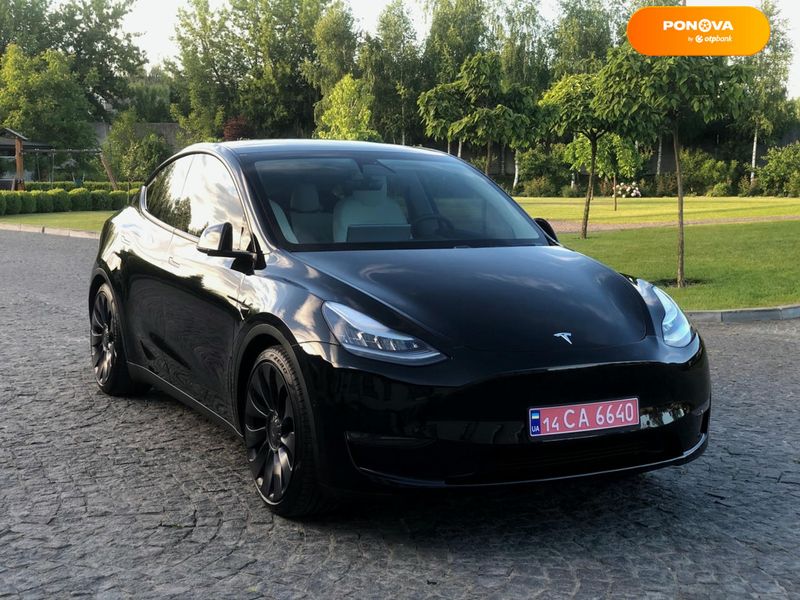 Tesla Model Y, 2020, Електро, 74 тыс. км, Внедорожник / Кроссовер, Чорный, Львов Cars-Pr-68899 фото