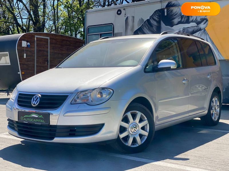 Volkswagen Touran, 2009, Бензин, 1.39 л., 298 тис. км, Мінівен, Сірий, Київ 108162 фото