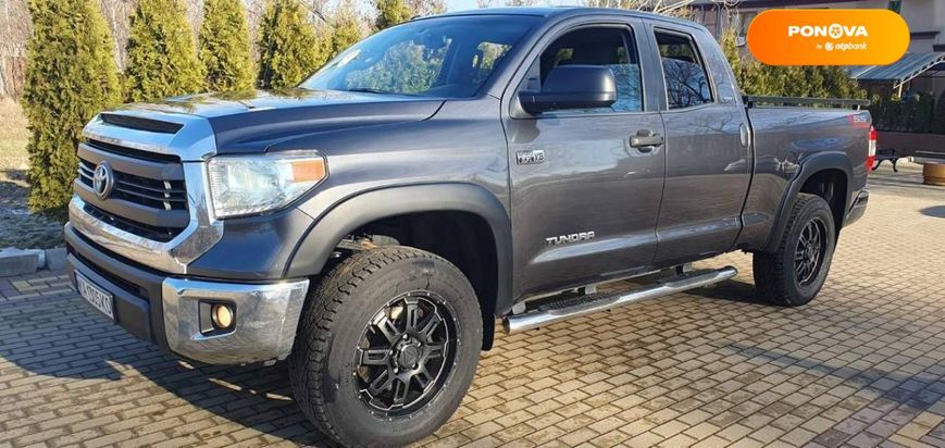 Toyota Tundra, 2015, Газ пропан-бутан / Бензин, 5.66 л., 136 тис. км, Пікап, Сірий, Київ Cars-Pr-58223 фото