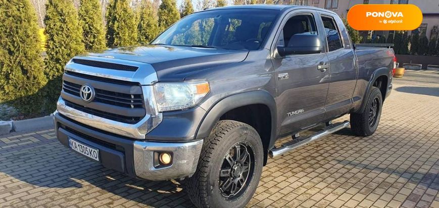 Toyota Tundra, 2015, Газ пропан-бутан / Бензин, 5.66 л., 136 тис. км, Пікап, Сірий, Київ Cars-Pr-58223 фото