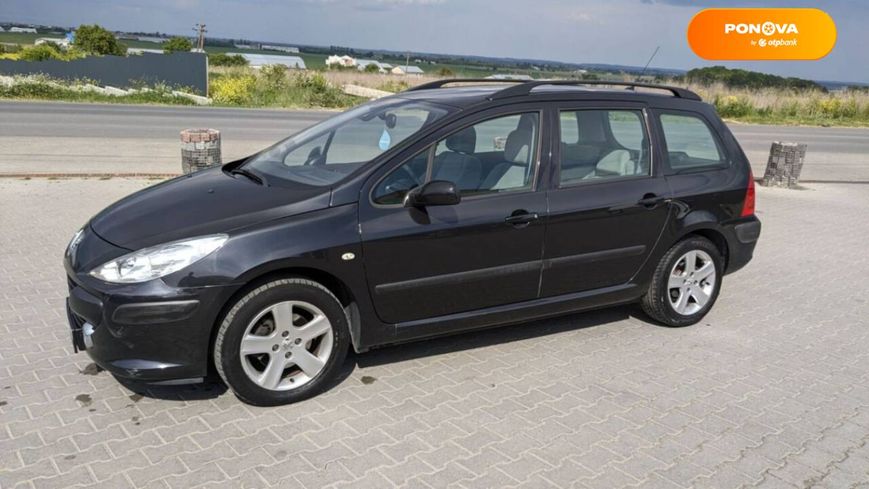 Peugeot 307, 2006, Бензин, 1.6 л., 219 тис. км, Універсал, Чорний, Тернопіль Cars-Pr-61593 фото