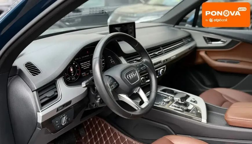 Audi Q7, 2017 р., Бензин, 94 тис. км, Позашляховик / Кросовер, Синій, Львів AT-10418220 фото