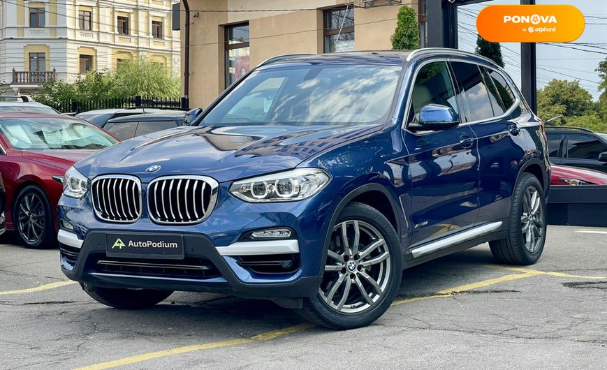 BMW X3, 2017, Бензин, 2 л., 85 тыс. км, Внедорожник / Кроссовер, Синий, Киев 109899 фото