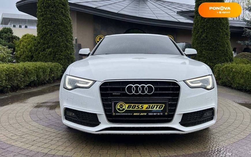 Audi A5 Sportback, 2015, Дизель, 2 л., 232 тис. км, Ліфтбек, Білий, Львів 29697 фото