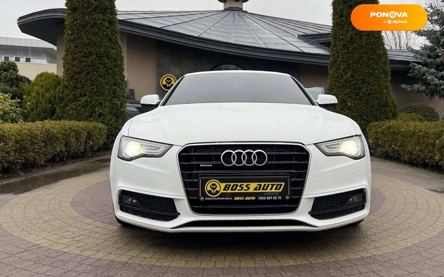 Audi A5 Sportback, 2015, Дизель, 2 л., 232 тыс. км, Лифтбек, Белый, Львов 29697 фото