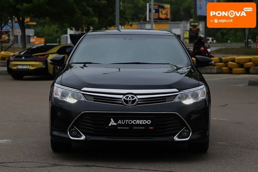 Toyota Camry, 2015 р., Газ пропан-бутан / Бензин, 202 тис. км, Седан, Чорний, Київ AT-10417379 фото