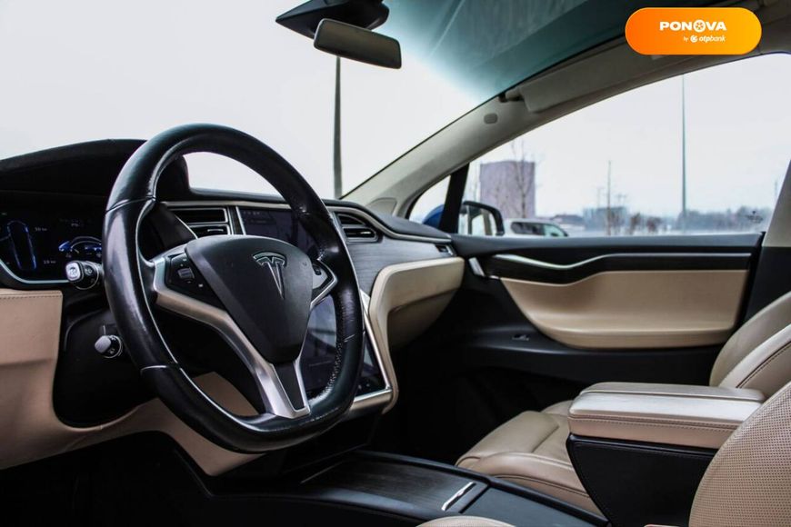 Tesla Model X, 2017, Електро, 123 тис. км, Позашляховик / Кросовер, Синій, Київ Cars-Pr-60639 фото