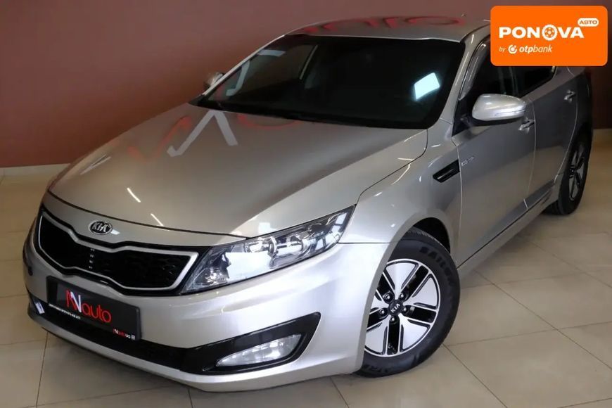Kia Optima, 2013 р., Гібрид (HEV), 215 тис. км, Седан, Сірий, Одеса AT-10428306 фото