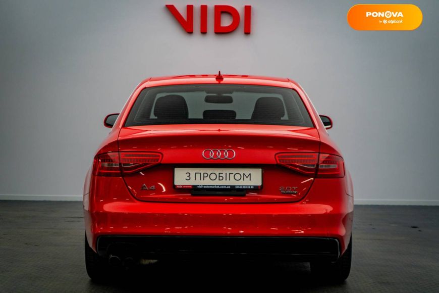 Audi A4, 2015, Бензин, 2 л., 147 тис. км, Седан, Червоний, Київ 15539 фото