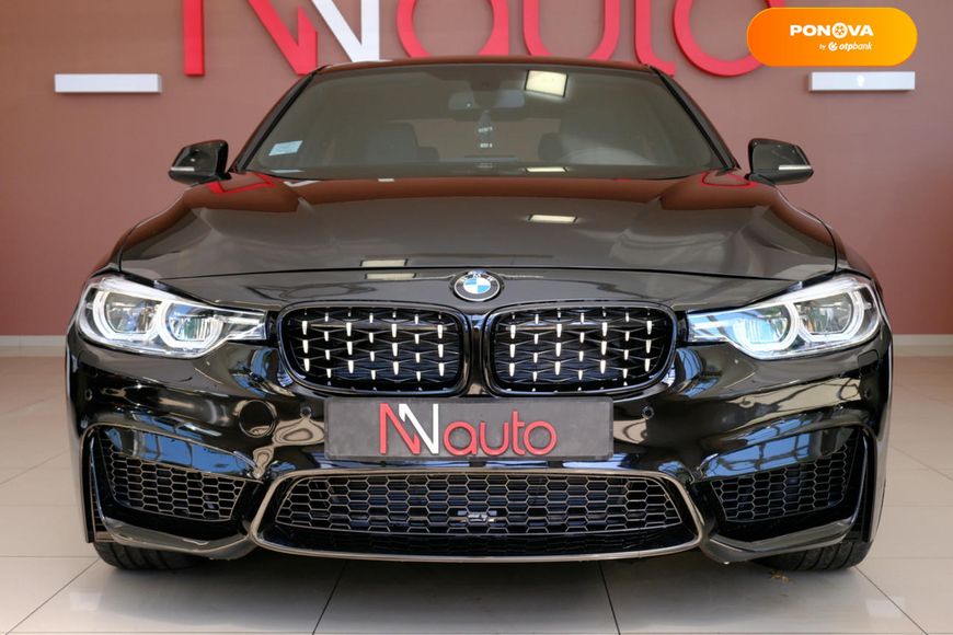 BMW 3 Series, 2017, Бензин, 2 л., 120 тис. км, Седан, Чорний, Одеса 107236 фото