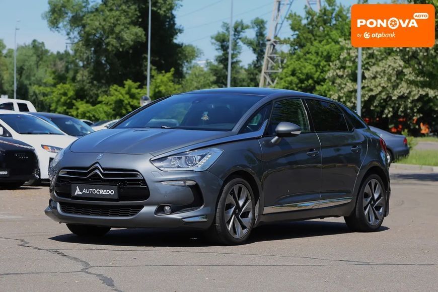 Citroen DS5, 2012 р., Дизель, 248 тис. км, Ліфтбек, Сірий, Київ AT-10418012 фото